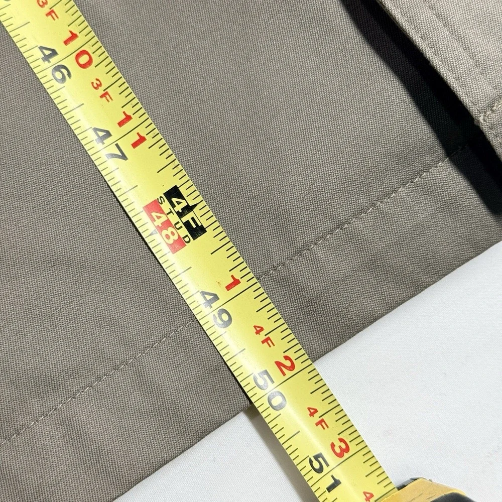Vintage Chaps Ralph Lauren Men's 44XL Trench Coat Tan Zip Out Liner Belted